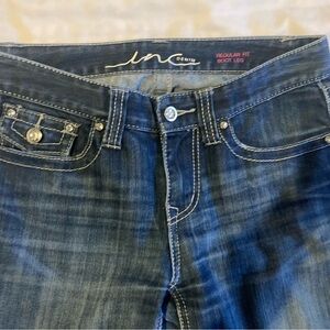 INC Denim Dark Wash Boot Leg Jeans